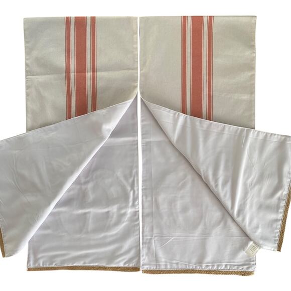 Splendid Home Embroidered Pumpkin Harvest Fall Table Runner 72" Length Set of 2 - Picture 2 of 6